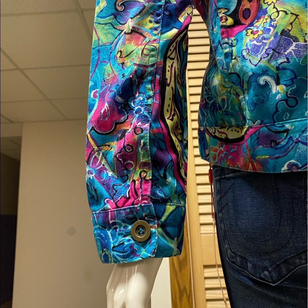 Chico’s Multicolored Spring Jacket - image 5